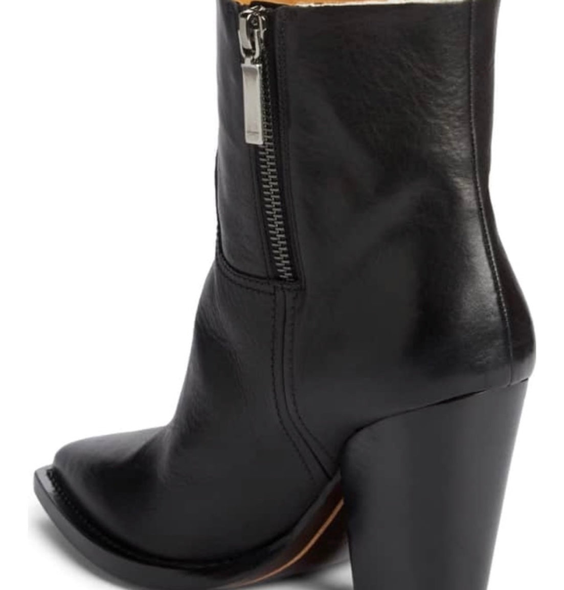 SAINT LAURENT theo 95 zip bootie