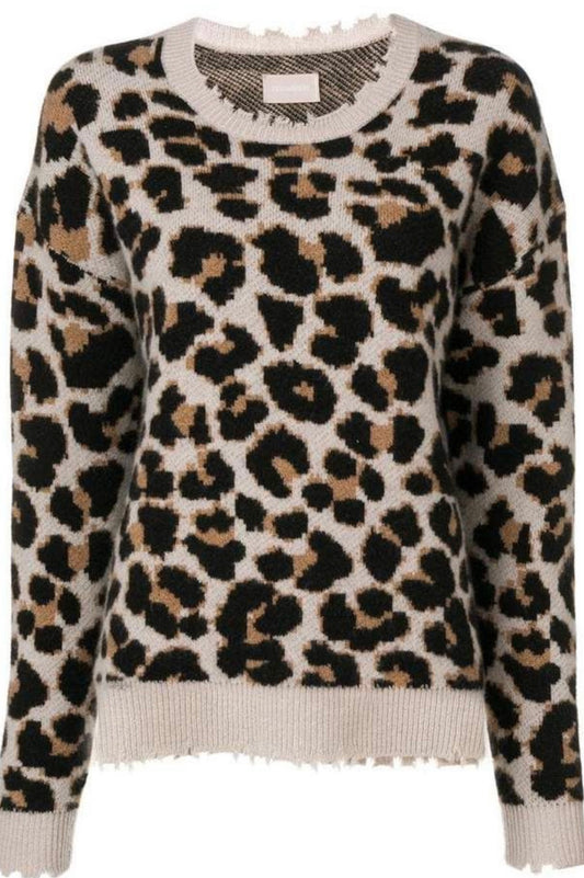 ZADIG & VOLTAIRE cheetah print sweater