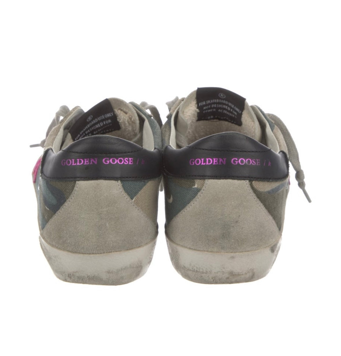 Golden Goose- Super-Star sneakers with camouflage pattern