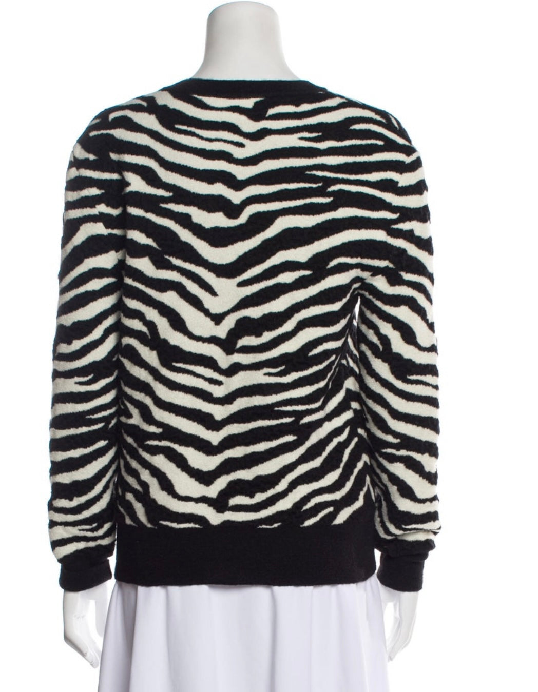 Saint Laurent - Animal Print Crewneck Sweater