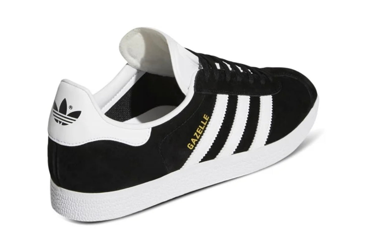 ADIDAS- GAZELLE SNEAKERS IN BLACK/WHITE