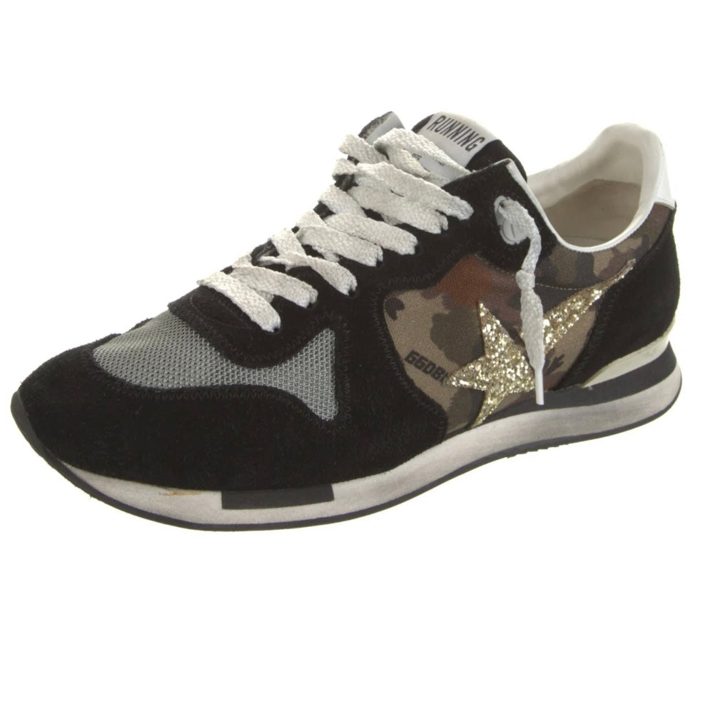 GOLDEN GOOSE “running” camo sneakers