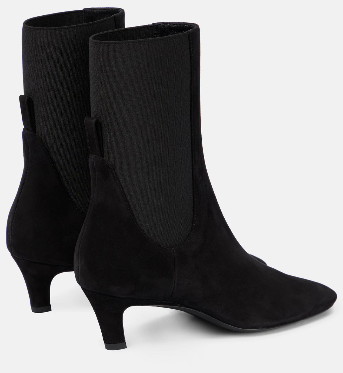 TOTEME - Mid Heel Suede Boots