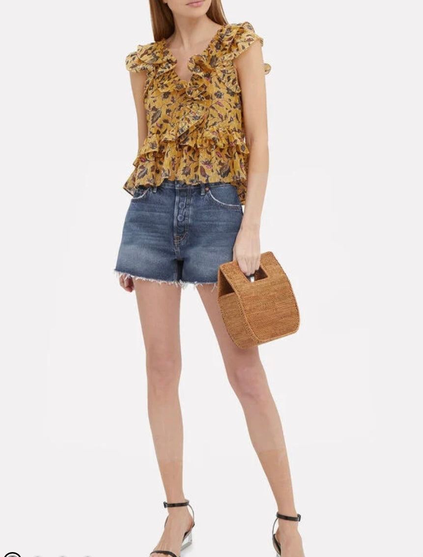 ULLA JOHNSON - 
DUMI FLORAL TOP