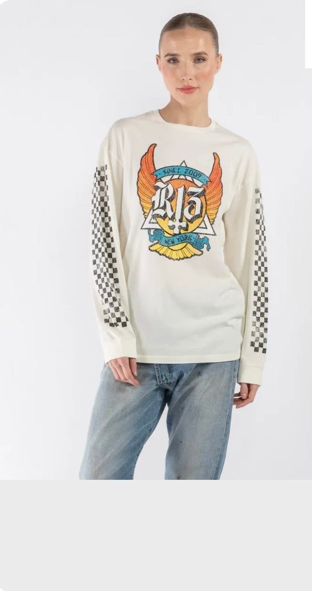 R13- Skate Long Sleeve Tee