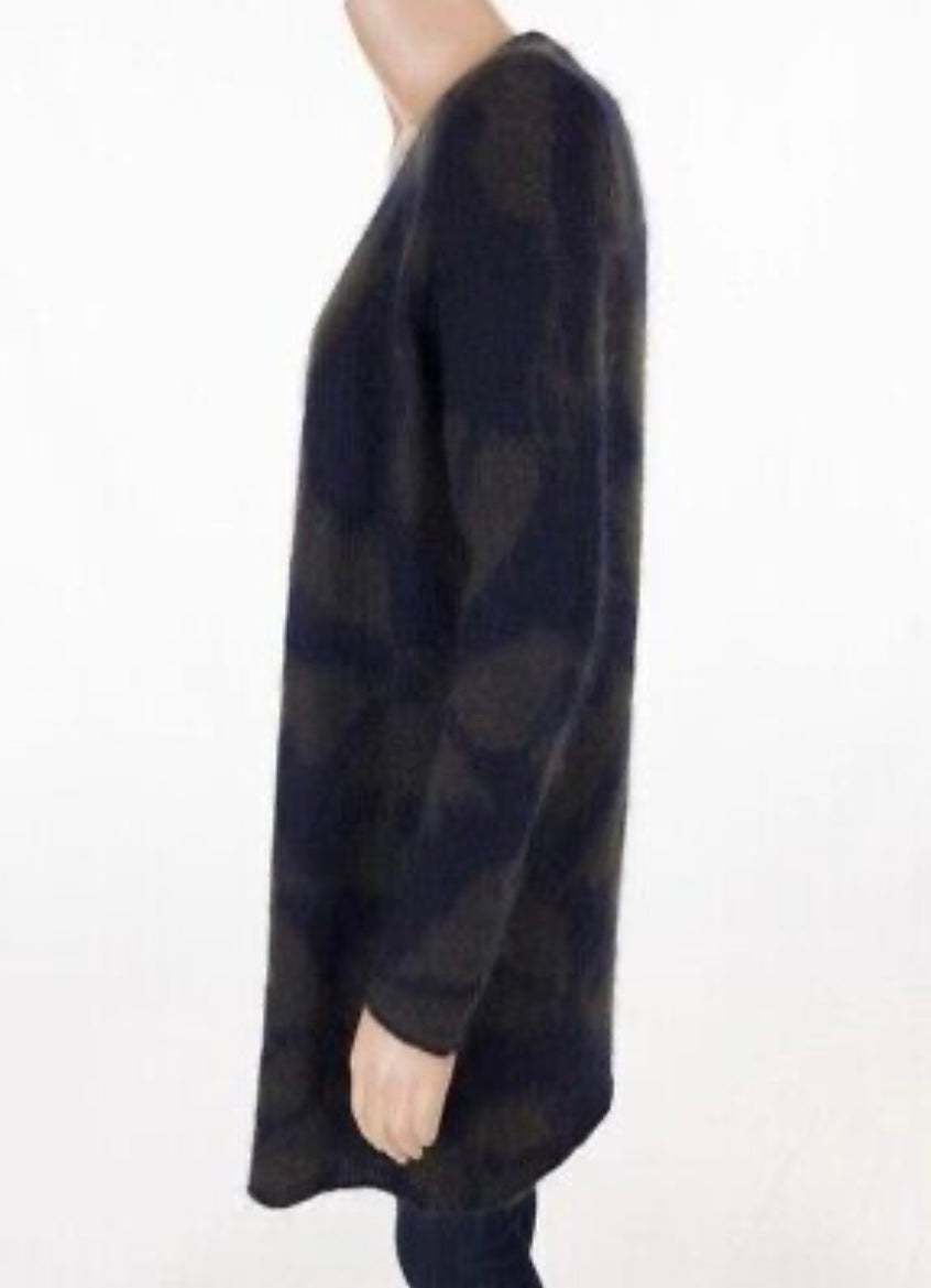 COS - Mohair
Wool Blend Animal Print Long CARDIGAN