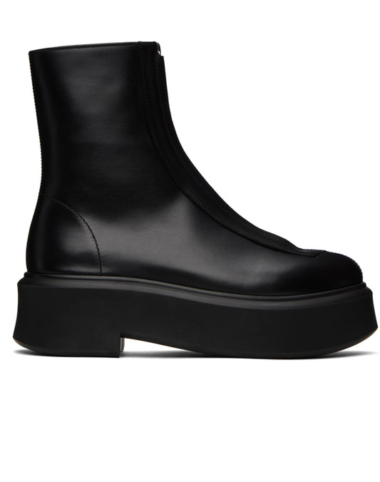 The Row - Black Zippered Boots