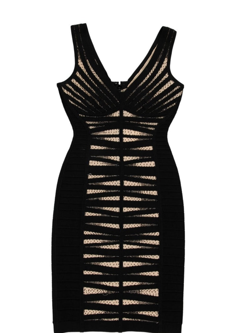 Herve Leger - V Neck Mini Dress