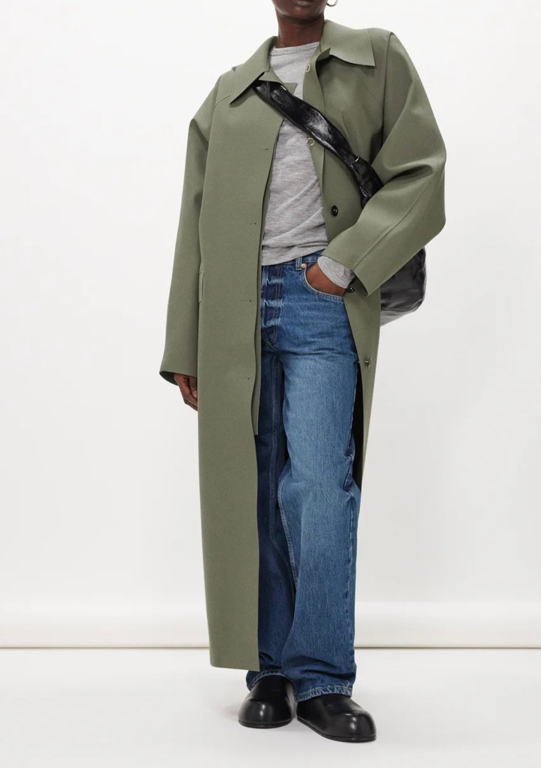 Kassl Editions - 
Original Long rubber trench coat