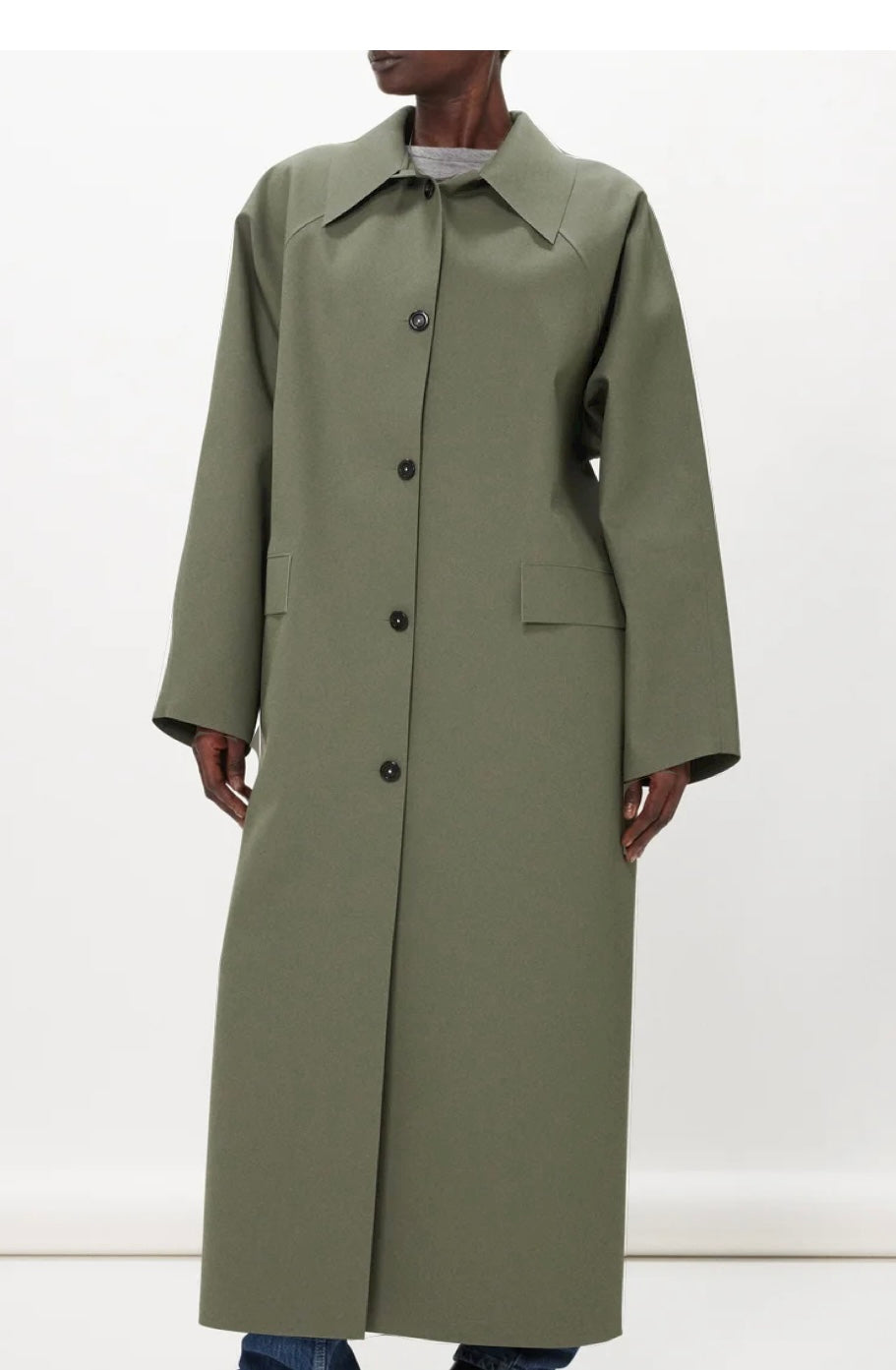 Kassl Editions - 
Original Long rubber trench coat