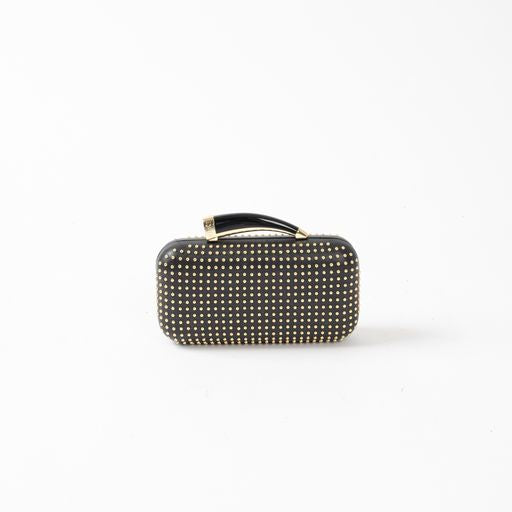 Vince Camuto Studded Horn Clutch