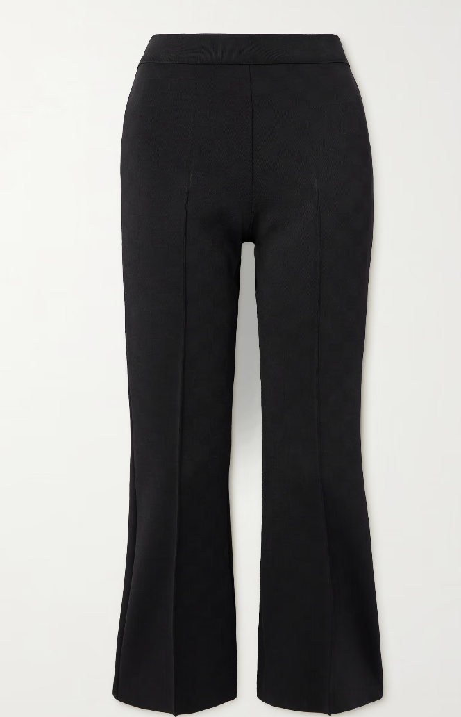 High Sport Kick Flare Cropped Pants