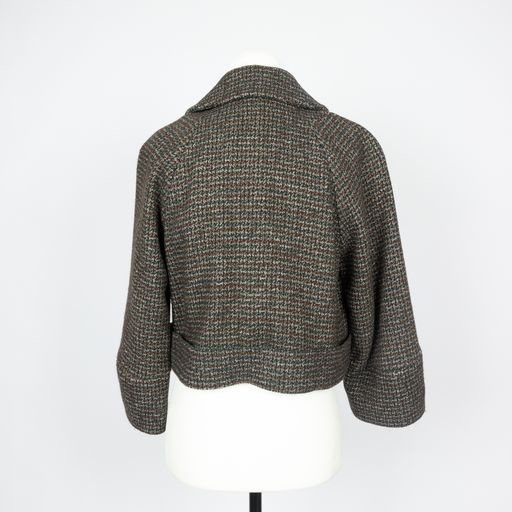 Chloe Cropped Tweed Blazer