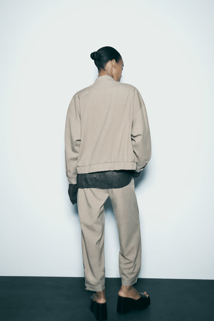 ZARA bomber jacket with pocket details