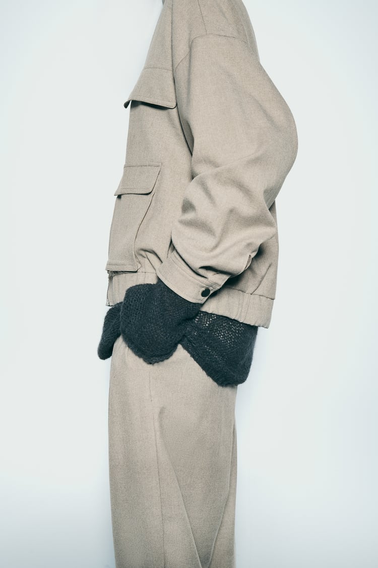 ZARA bomber jacket with pocket details