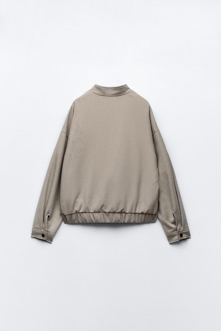 ZARA bomber jacket with pocket details