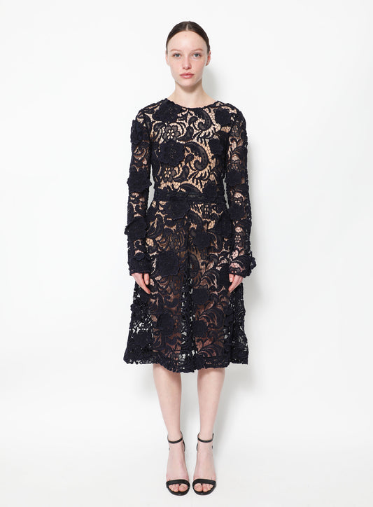 PRADA F/W 2008 Guipure Lace Dress