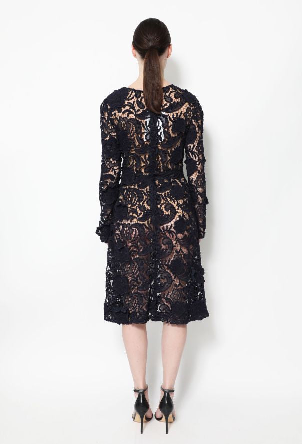 PRADA F/W 2008 Guipure Lace Dress