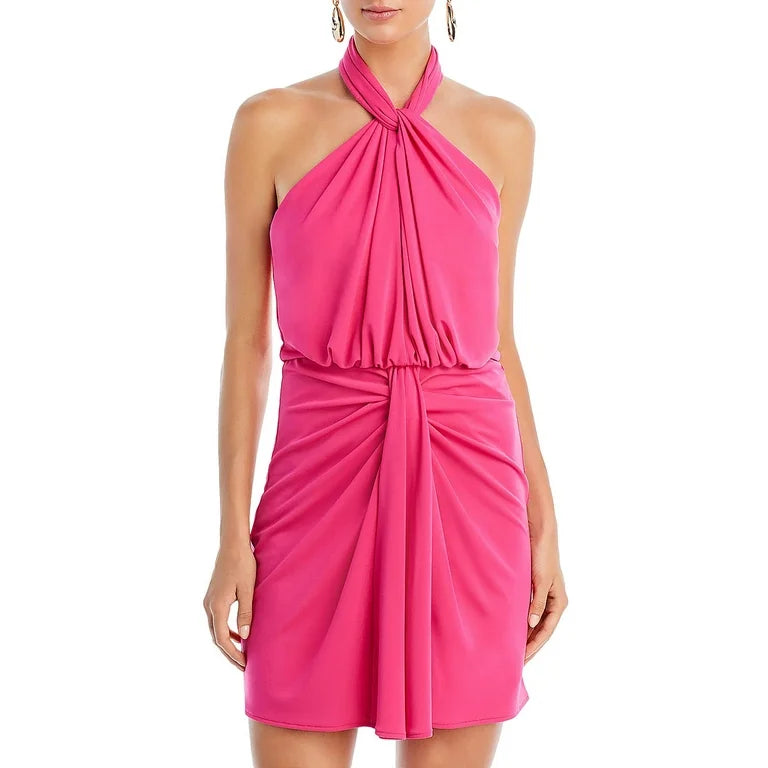 CINQ A SEPT pink mini dress