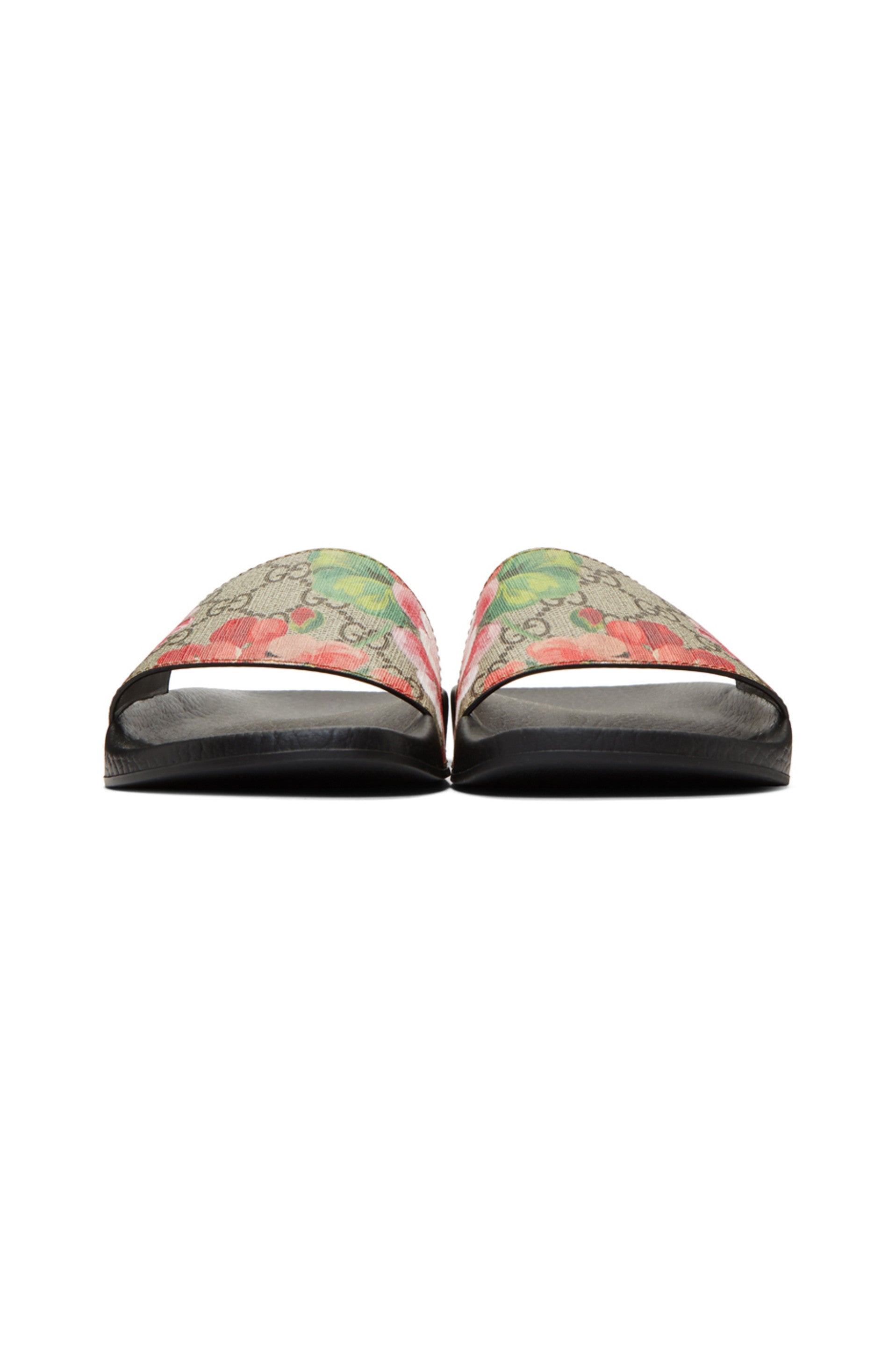 GUCCI GG blooms supreme floral slides