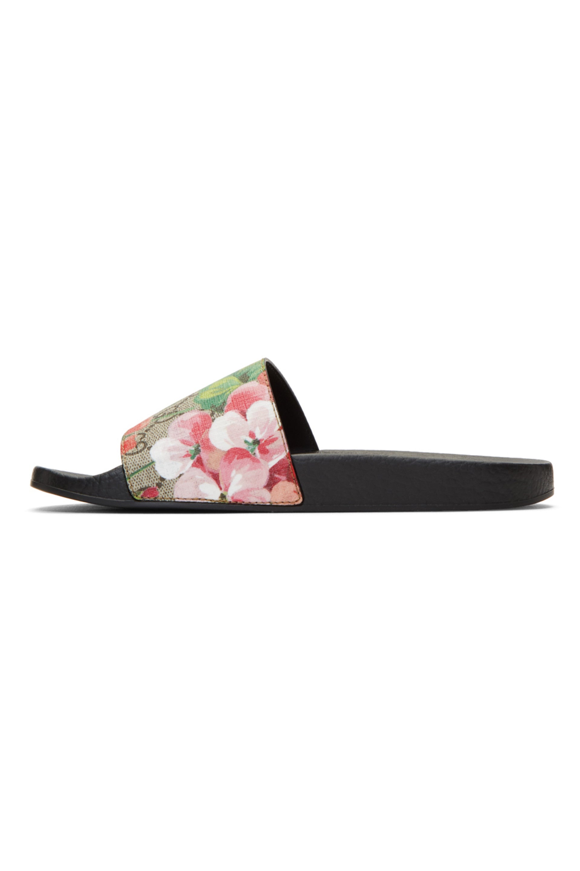GUCCI GG blooms supreme floral slides