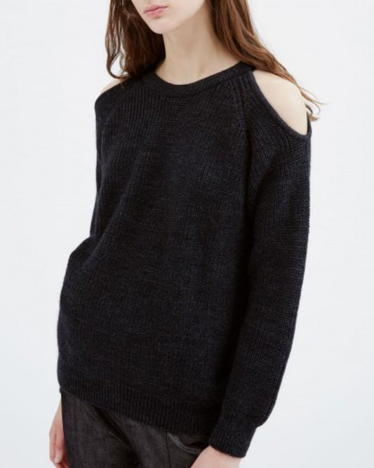 IRO cold shoulder knit sweater