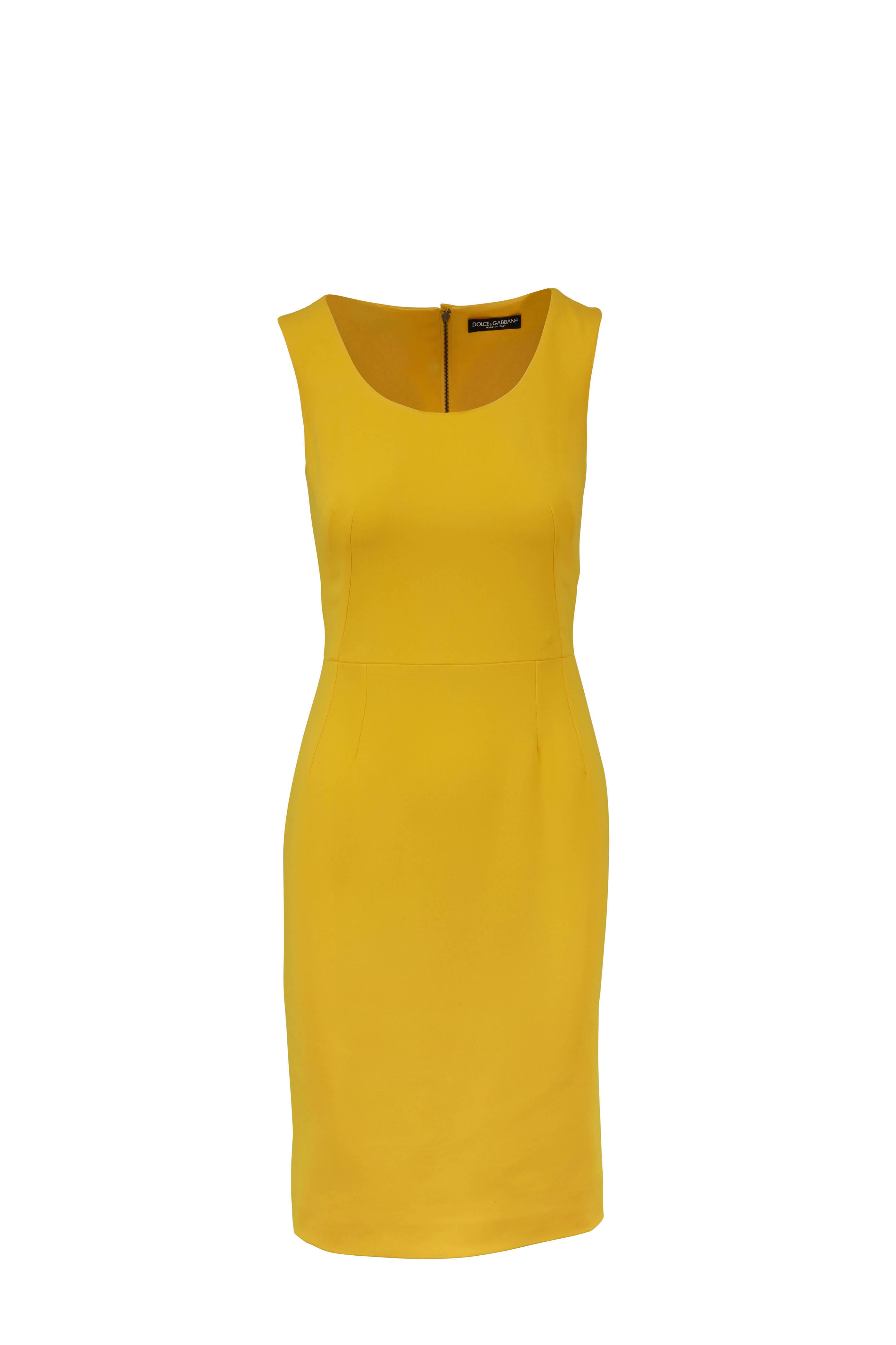 DOLCE & GABBANA yellow dress