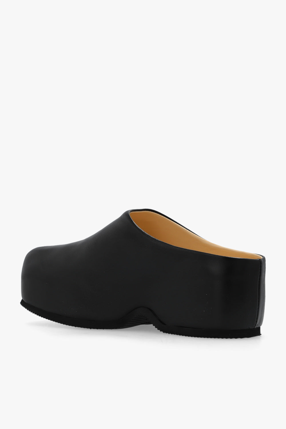 PROENZA SCHOULER black leather clogs