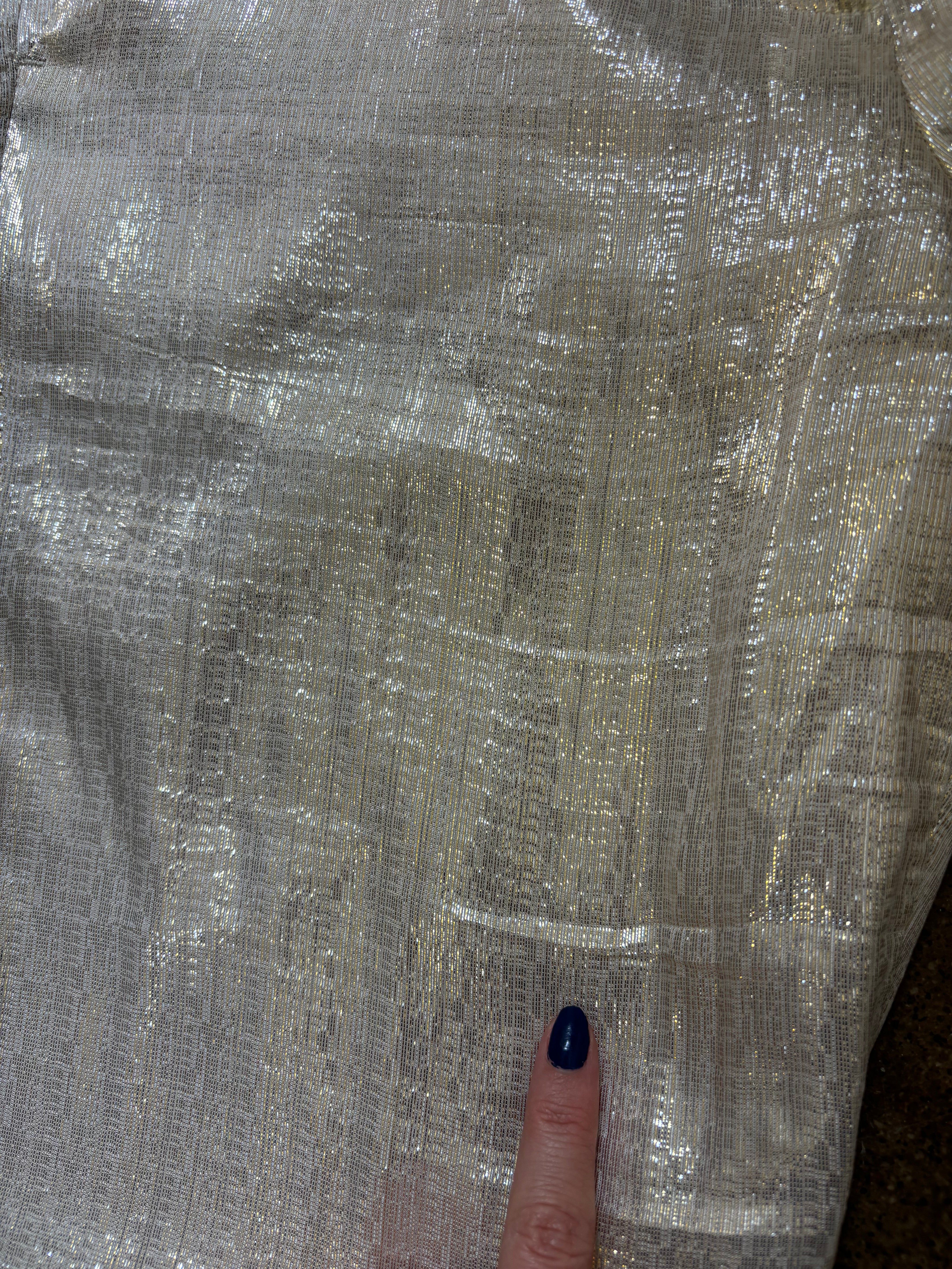 Derek Lam 10 Crosby Metallic Pants