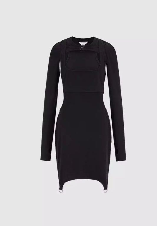 Urban Revivo Cut Out Buckle Dress