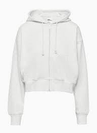 TNA - Terry Fleece Boyfriend Boxy Zip Hoodie