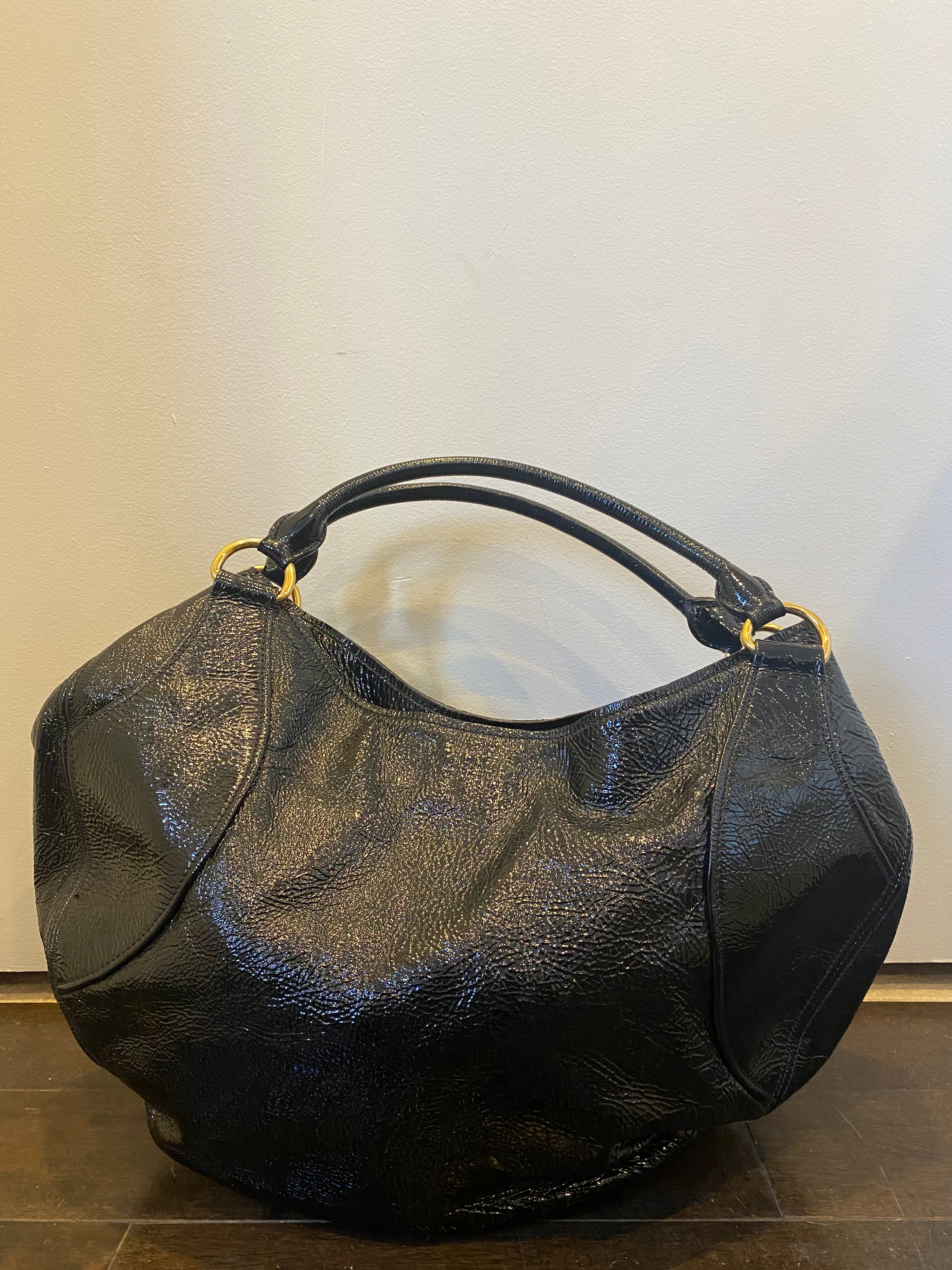 Miu Miu Patent Hobo Bag