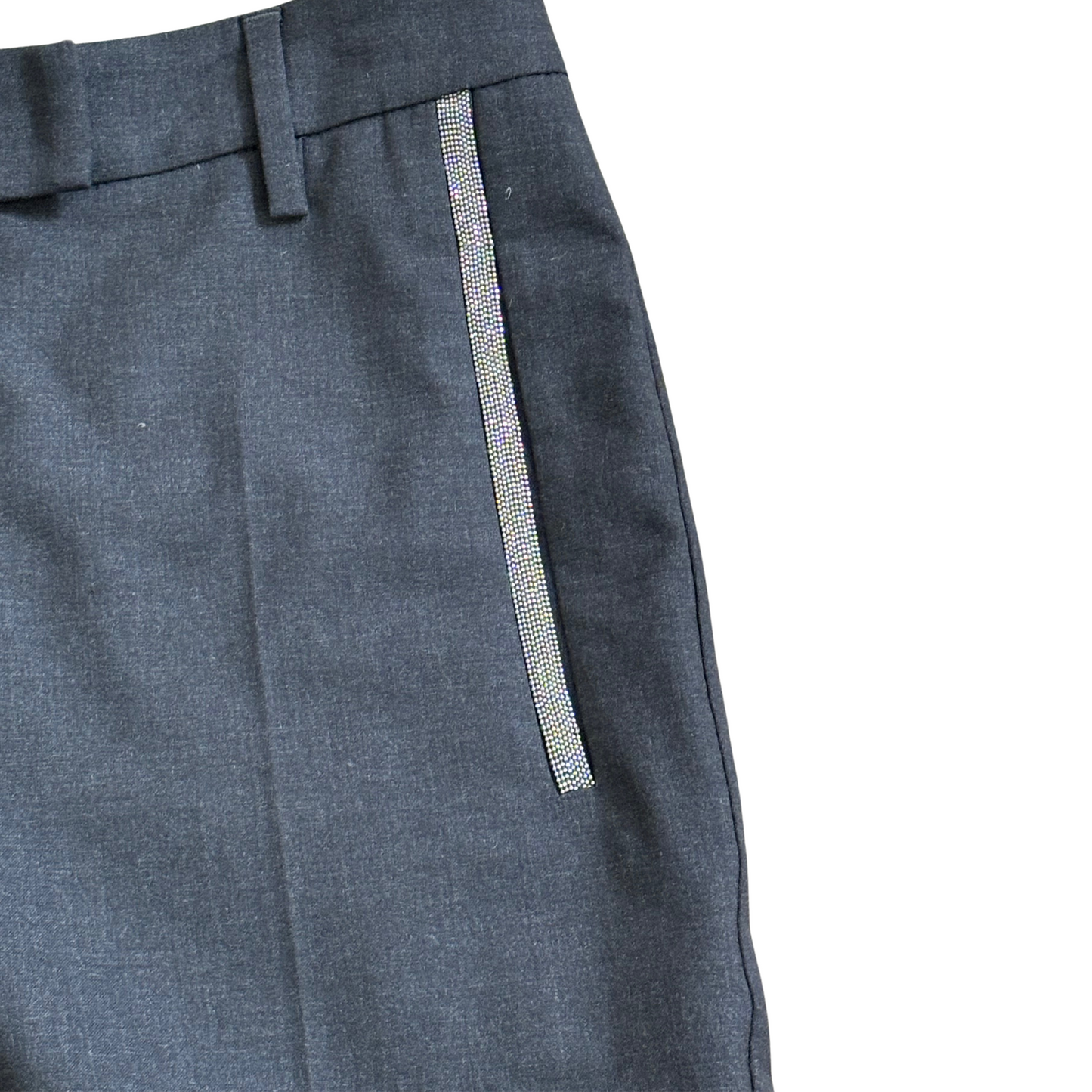 BRUNELLO CUCINELLI charcoal grey dress pants