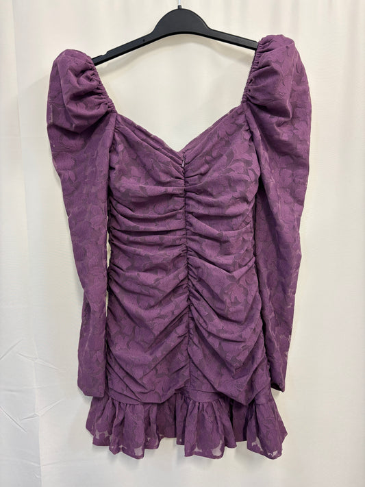 SAYLOR -PURPLE LACE DRESS