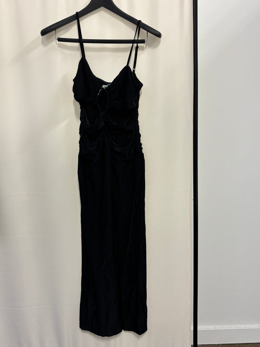 SHONA JOY - BLACK SPAGHETTI STRAP DRESS