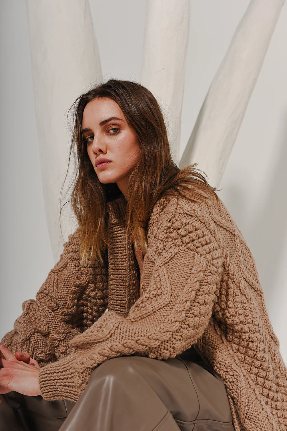 MR MITTENS hand knit sweater