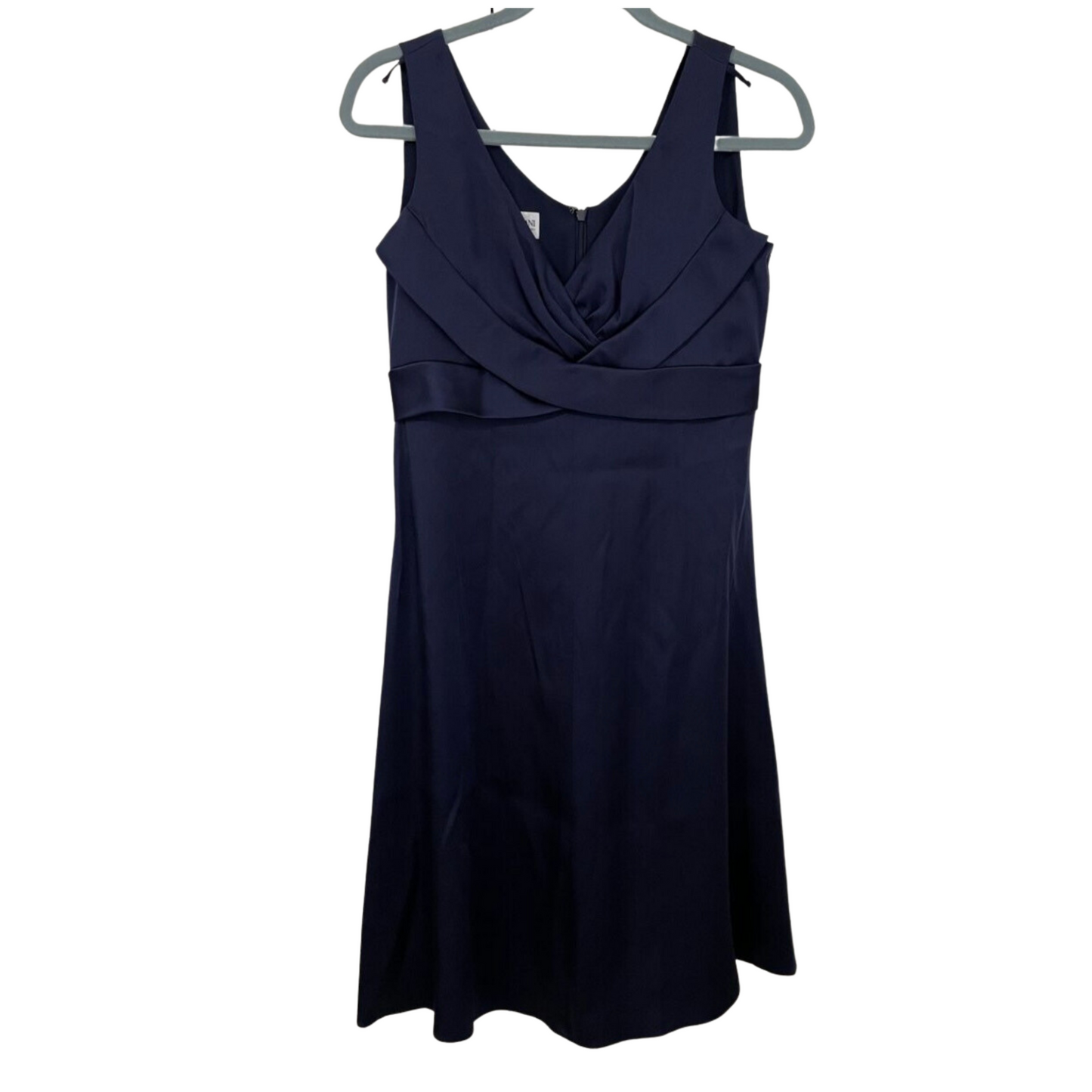 ARMANI navy silk dress