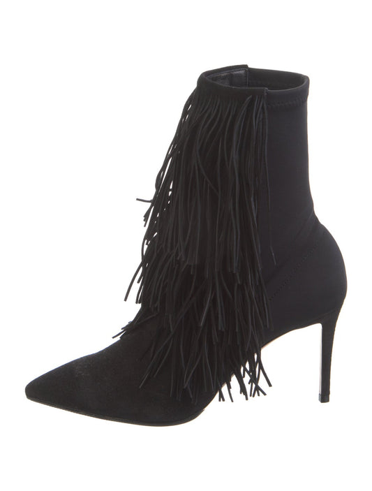 AQUAZZURA fringe booties