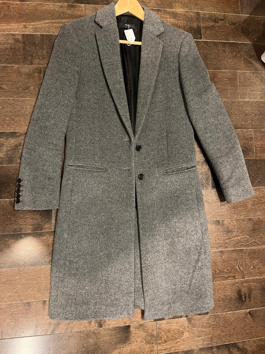 JOSEPH long grey wool coat