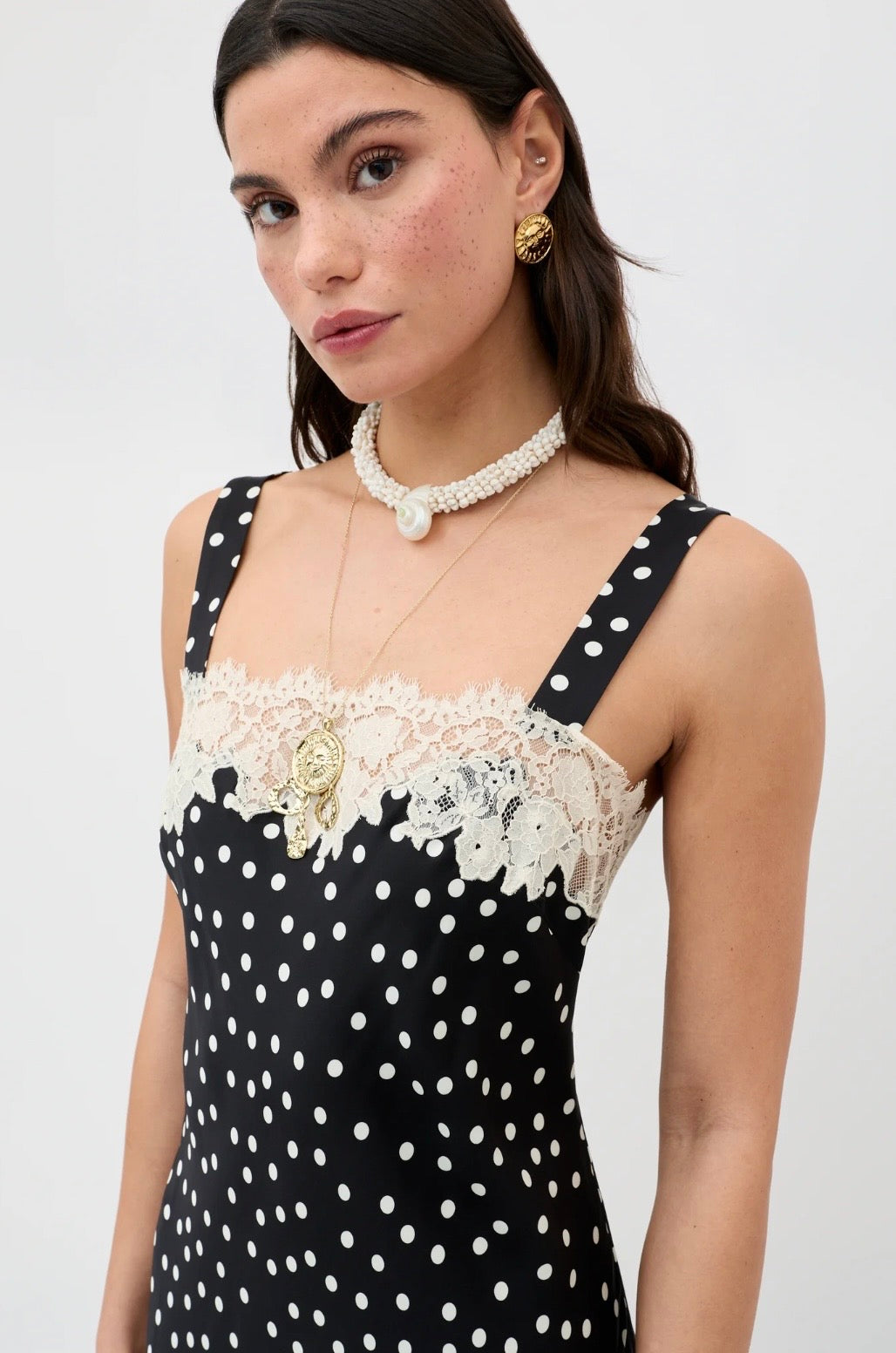RIXO Rosemarie Satin Dress