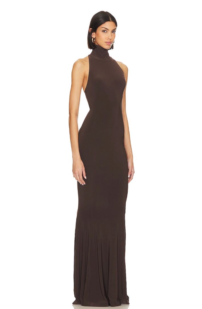 Norma Kamali - Halter Fishtail Gown