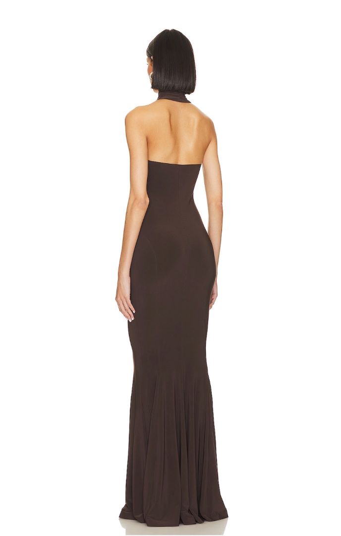 Norma Kamali - Halter Fishtail Gown