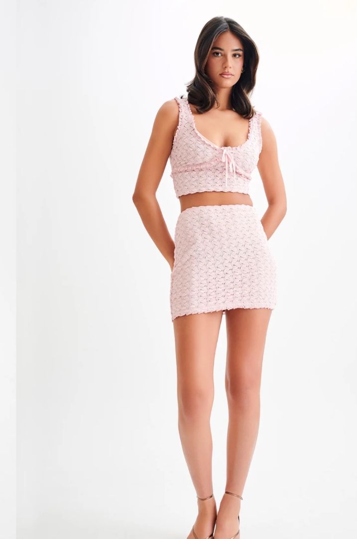 Meshki - Lace Mini Skirt