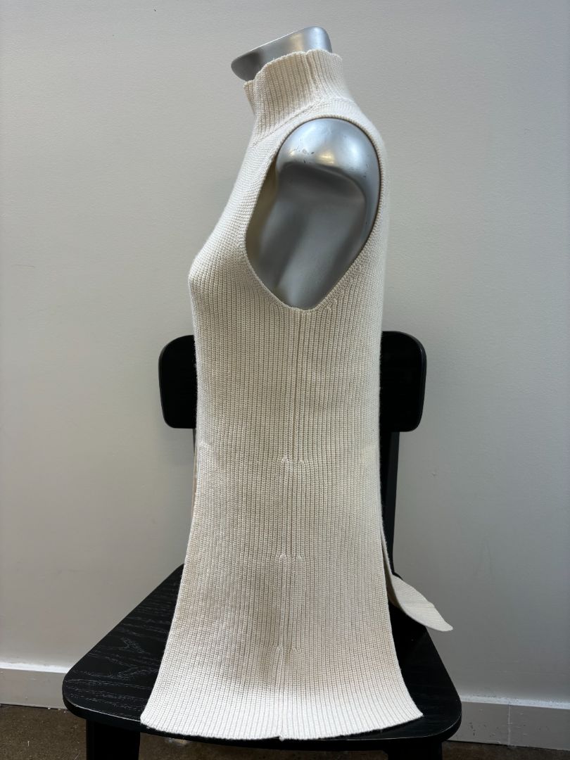 Proenza Schouler - Mockneck knit top with side slits