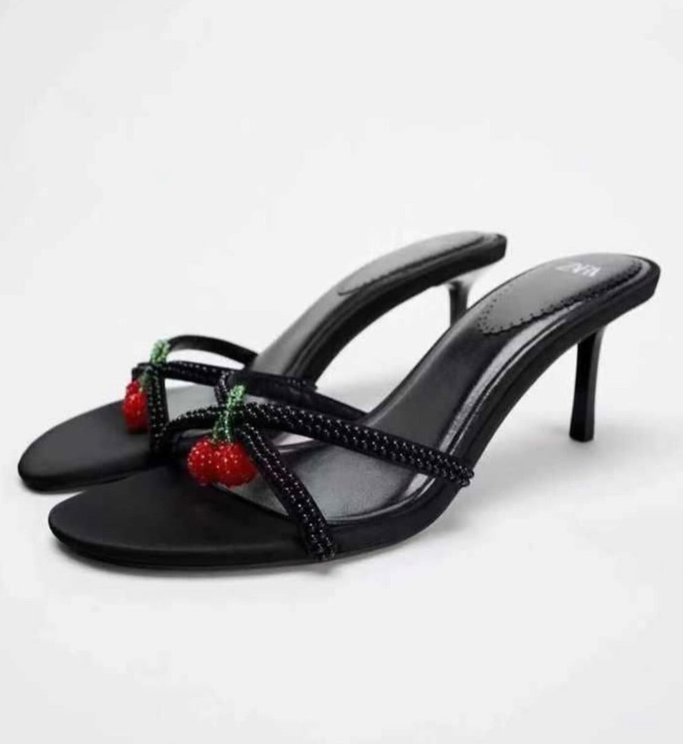 Zara Cherry Sandals