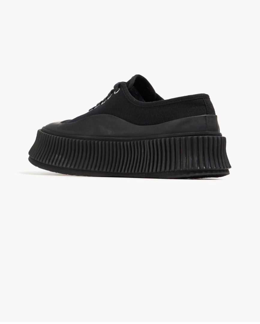 Jil Sander, Canvas Platform Sneakers