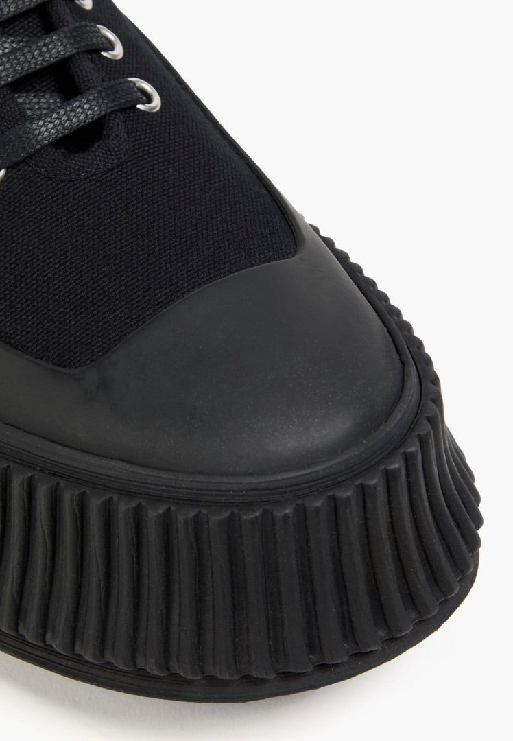 Jil Sander, Canvas Platform Sneakers