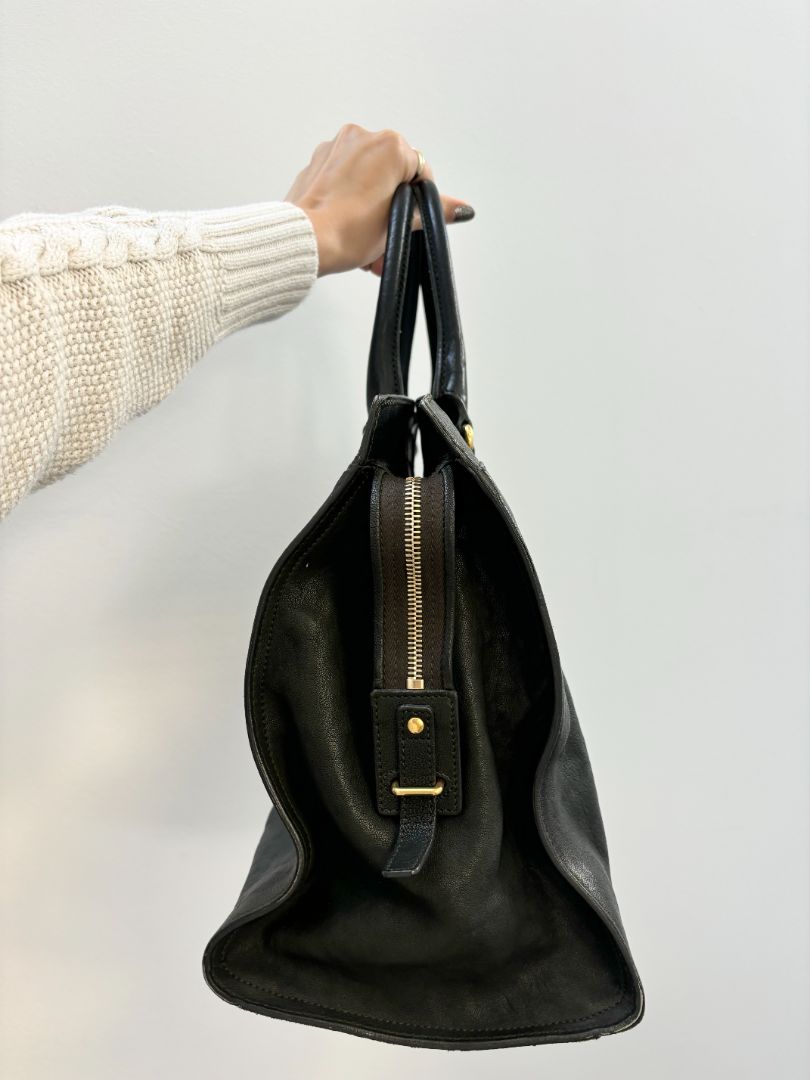 Saint Laurent - Vintage Leather Tote Bag