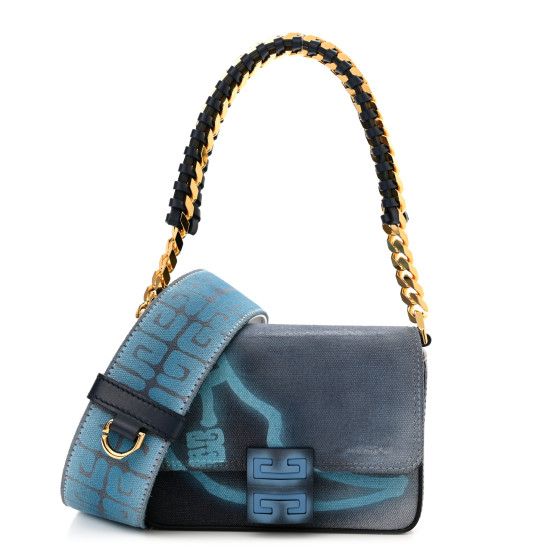 Givenchy x Chitto - 4G Graffiti Effect Canvas Shoulder Bag