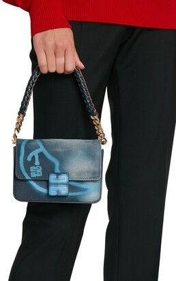 Givenchy x Chitto - 4G Graffiti Effect Canvas Shoulder Bag